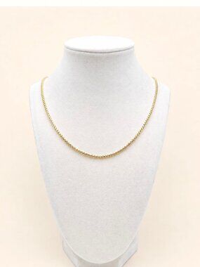 David Yurman Box Chain Necklace in 18K Yellow Gold - 2.7mm - 22"